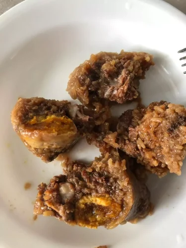 10 Pcs Traditional Nyonya Rice Dumpling 粽子 Bak Zhang   (Three free sample packs will be given as an extra gift.) photo review